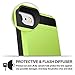 iPhone 6 Case, Vofolen Impact Resistant Protective Shell iPhone 6S Wallet Cover Shockproof Rubber Bumper Case Anti-Scratches Hard Cover Skin Card Slot Holder for iPhone 6 6S (Lime)