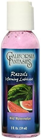 California Fantasies Razzels Wild Lubricant, Watermelon Flavored, 2.0 oz by Razzels
