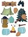 Camping , Scrapbooking Embellishments Memory Mates
