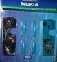 Nokia 3220 Back Cover and Rubber Side Grips Blue