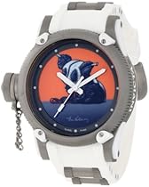 Big Sale Invicta Men's 11153 Russian Diver Panda Suit Orange Artist Series Dial White Polyurethane Watch