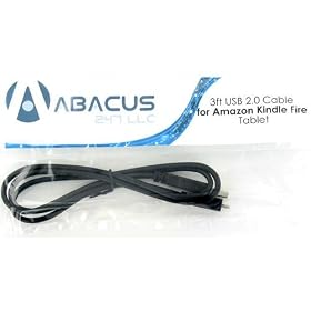 3ft Sync Charge Micro USB Data Cable for Amazon Kindle Fire HP TouchPad Tablet PC - Abacus24-7 Brand by 