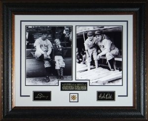 Lou Gehrig unautographed New York Yankees Signature Series 35x28