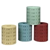Produkt-Bild: Herlitz 10733368 Wertmarken 1 Euro farbig Marken 1 Euro 5x1000 Abrisse