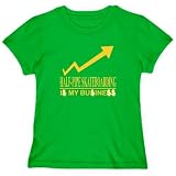 Half-Pipe Skateboarding ... IS MY BUSINESS Sports Womens T-Shirt (Green, Sizes X-Small - XXX-Large)