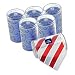 Apparel : Large Tie Caddy 6 Pack by Pinnacle Ventures clear plastic tie cases