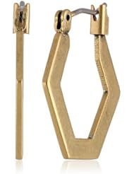 Lucky Brand "Mar14 Buzz Worthy Ears Rings" Bee Hive Hoop Earrings