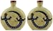 20 Oz. MARA Stoneware COLLECTIBLE Liquor Flask DECANTER Gecko LIZARD Southwest