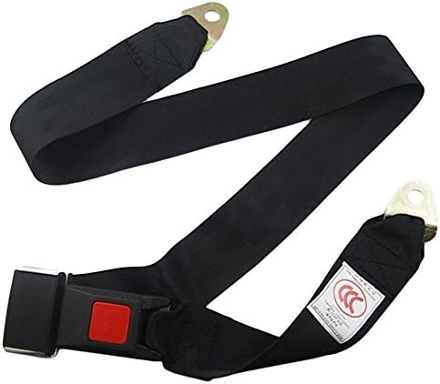 PLEXXA® Adjustable Car Seat Belt, Two Point Safety Belt Extender Aircraft Buckle Universal Lap Belt Set Kit