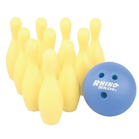 Click here to buy Champion Sports Rhino Skin Foam Bowling Set.