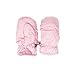 Magg Kids Toddlers Fleece Lined Winter Snow Glove Waterproof Assorted Solid Color 2-4T mittens (Light Pink)