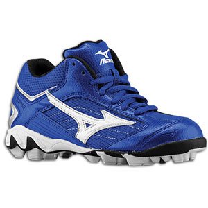 Mizuno Youth 9-Spike Franchise G5 Molded Cleats (Mid) Royal/White 4