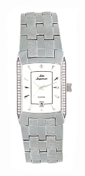 Jules Jurgensen Men's 5217 Diamond Silver-Tone Watch