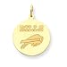 14K Buffalo Bills Large Circular Team Logo w/Name Charm