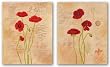 Poppy Fresco Set by Adam Guan 8"x10" Art Print Poster