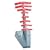 Bondhus 13189 Set of 8 Balldriver and Hex T-handles with Stand, sizes 2-10mm