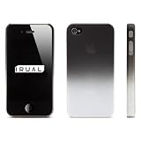 IRUAL iPhone 4専用 グラデーションケース 保護フィルムセット【Apple iPhone4 ホワイトモデル装着OK】