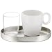 WMF Cappuccino Set KULT, 3-teilig, Capuccinotasse, Tablett, Glas