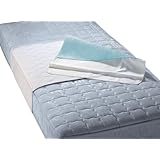 Biberna 809950-223-156 Wasserundurchl&auml;ssiges Inkontinenz-Stecklaken 4-lagig mit SilverCare 75 x 90 cm/160 cm bleu