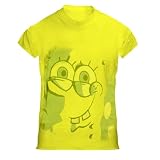 SpongeBob SquarePants - Clothing - Womens Yellow Poster Face T-Shirt by Giant Merchandising