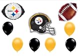 Pittsburgh Steelers Football Birthday Party Balloons Decorations Supplies