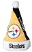 Pittsburgh Steelers Colorblock Santa Hat