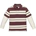 Apparel : faux-layered striped polo