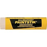 All-Weather Paintstik Livestock Marker, 1" Diameter, 4" Length, White (Pack of 12)