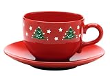 Waechtersbach Christmas Tree Jumbo Cup/Saucer