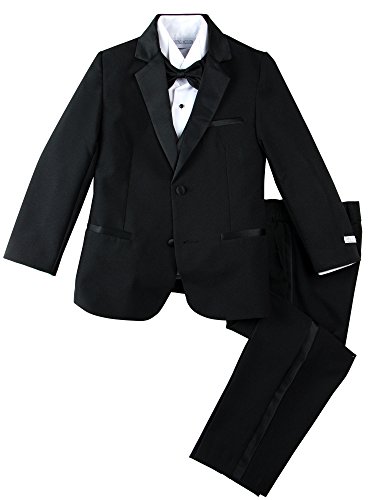 Spring Notion Little Boys' Modern Fit Tuxedo Set , No Tail