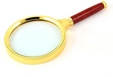 Detachable Handle 90mm Dia Hand Lens Magnifying Glass Magnifier 5X