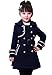 Girls Winter Faux Wool Collar Coats Warm Jacket Long Outerwear Parka Overcoat