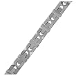 Men's Stainless Steel Tungsten Bracelet - 9.25"
