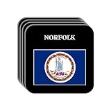 US State Flag NORFOLK, Virginia (VA) Set of 4 Mini Mousepad Coasters 41ZjLaeVBWL. SL160 US State Flag NORFOLK, Virginia (VA) Set of 4 Mini Mousepad Coasters