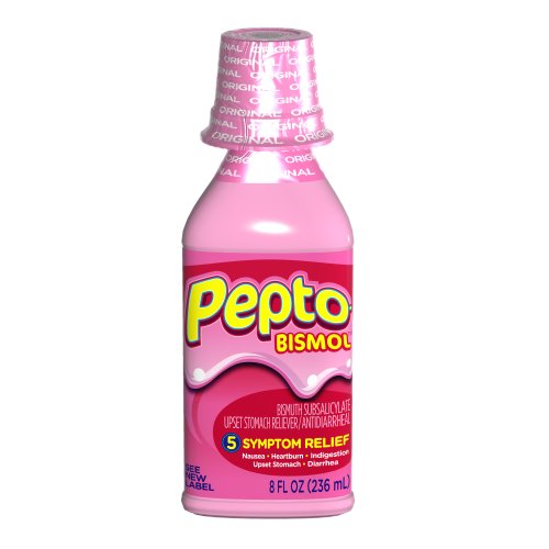 Pepto-Bismol Upset Stomach Reliever/Antidiarrheal, Original, 8-Ounces