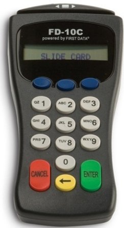 FIRST DATA FD-10C USB PIN-PAD DEBIT CARD KEYPAD & READER