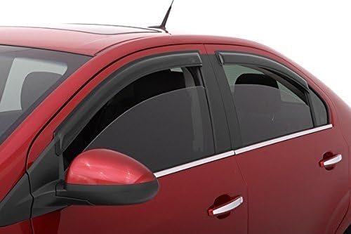 Dodge Challenger 2008-2012 AVS Smoked Stick On Rain guards Window Visors 2PCS