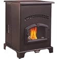 US Stove Company Pellet Heater with Automatic Ignition - 150-Lb. Capacity Hopper, Model# 5510
