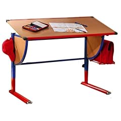 Links 50500440 SPEEDY Jugendschreibtisch farbig Buchedekor 117x60x62-92 cm