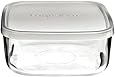 Bormioli Rocco Frigoverre Rectangular Food Container with Frosted Lid, 5-Ounce