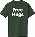 FREE HUGS on Adult & Youth Cotton T-Shirt (in 40 colors)