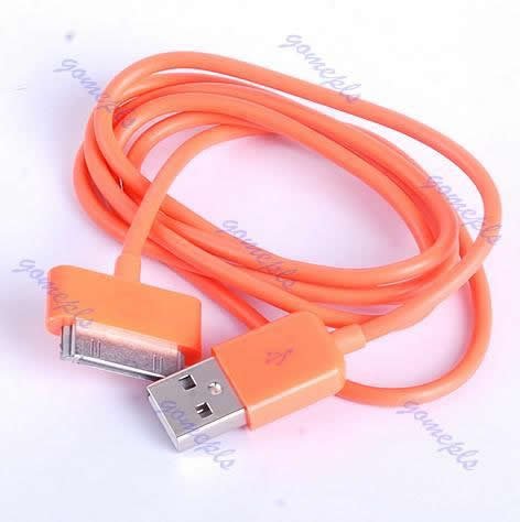 USB Data Charger Cable for Ipod Iphone 3g 3gs 4g Orange