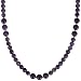 8mm and 10mm Amethyst Bead Necklace, 36