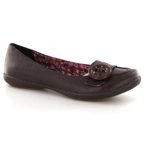 Hush Puppies Rihanna Brown Leather Womens Shoes