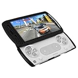 Sony Ericsson Xperia Play Rubber Mesh Hard Dual Case Cover + Bonus MiniSuit ....