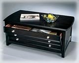 Carlyle Storage Cocktail by Ashley - Black (T381-20)