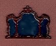 Ornate Dollhouse Miniature Mantle Mirror