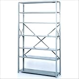 Lyon Workspace Products 8067 8000 Series 42' Wide Open Shelving - 7 Heavy-Duty Shelves: 84' H x 42'
