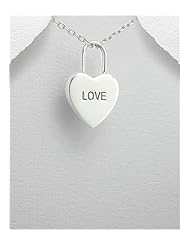 Heart Pendant Necklace In 92.5 Sterling Silver