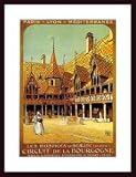 Les Hospices de Beaune, Art Poster by Affiches, with Wood Frame, poster size: 20